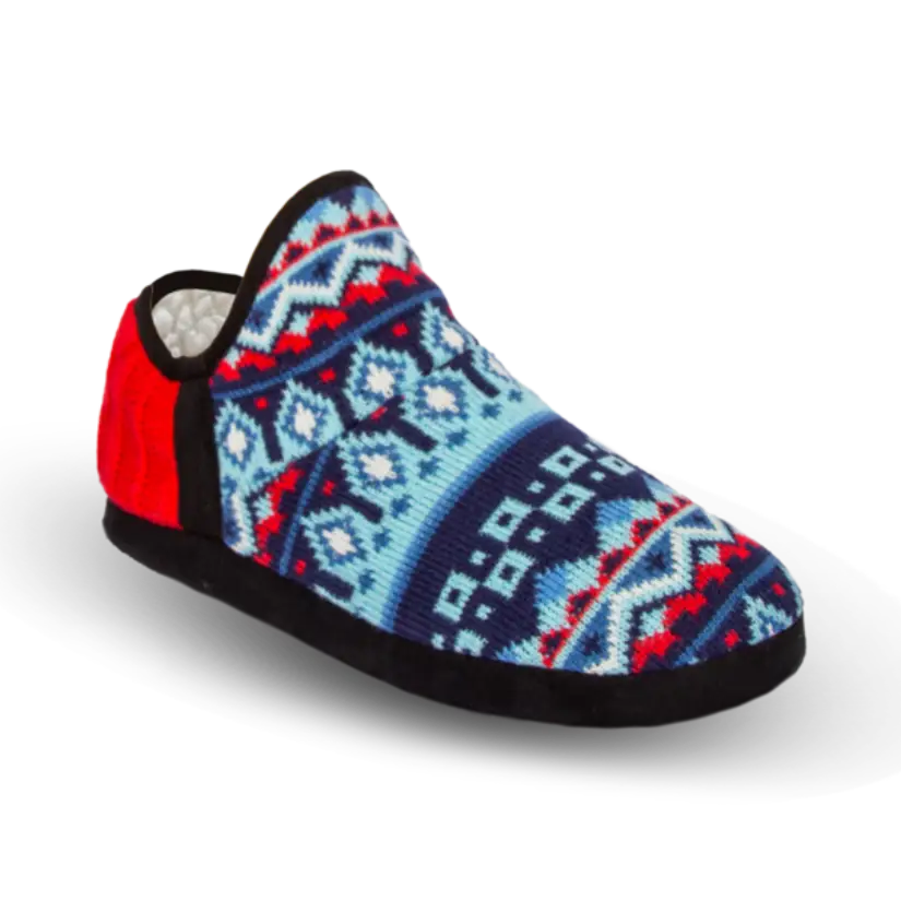 Cable Knit Slippers Nordic Blue Brodie Pudus Lifestyle Co