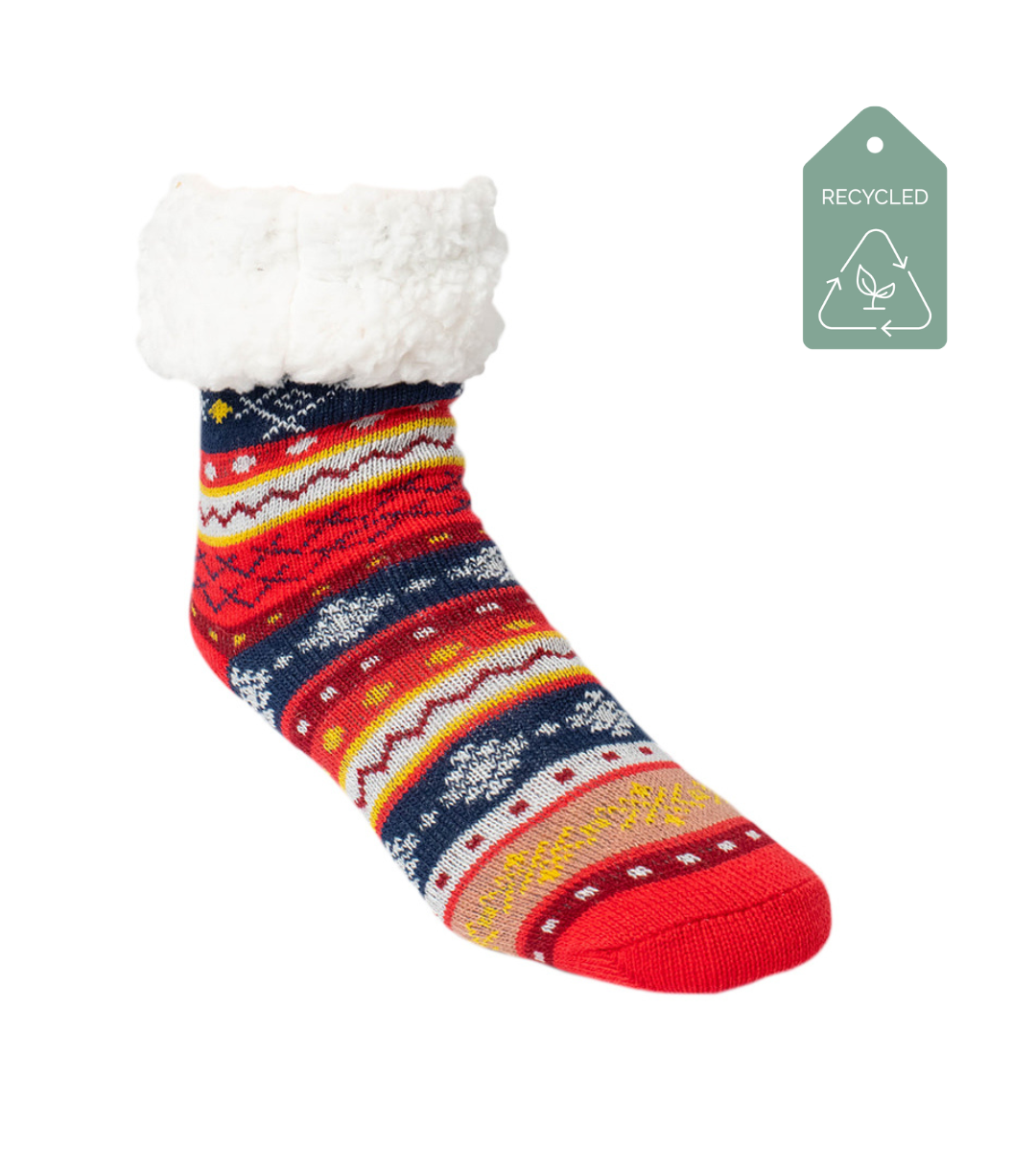Classic Slipper Socks  Southwest Red – Pudus™ Lifestyle Co.