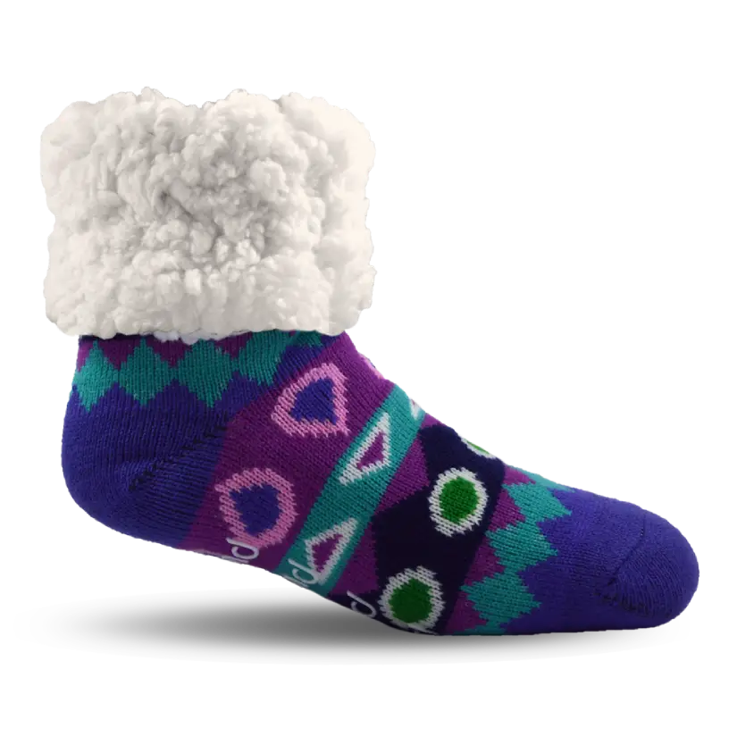 Classic Slipper Socks | Southwest Aqua – Pudus™ Lifestyle Co.