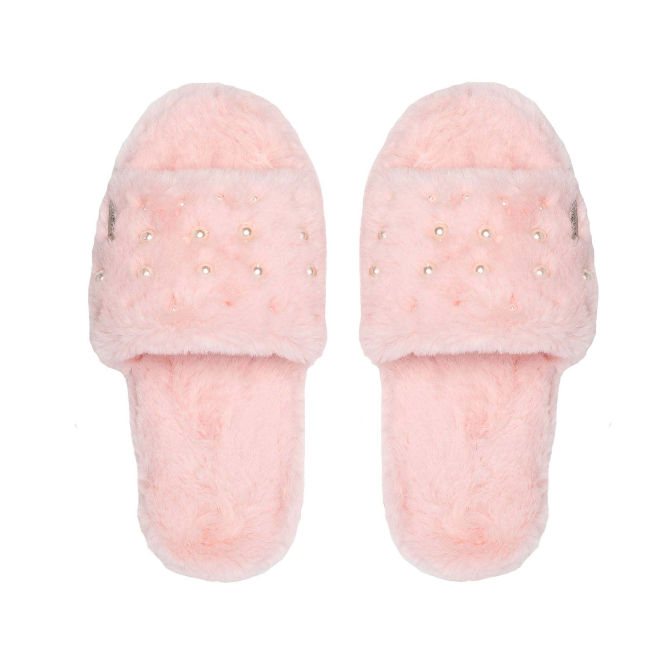 Faux fur best sale luxury slides slippers