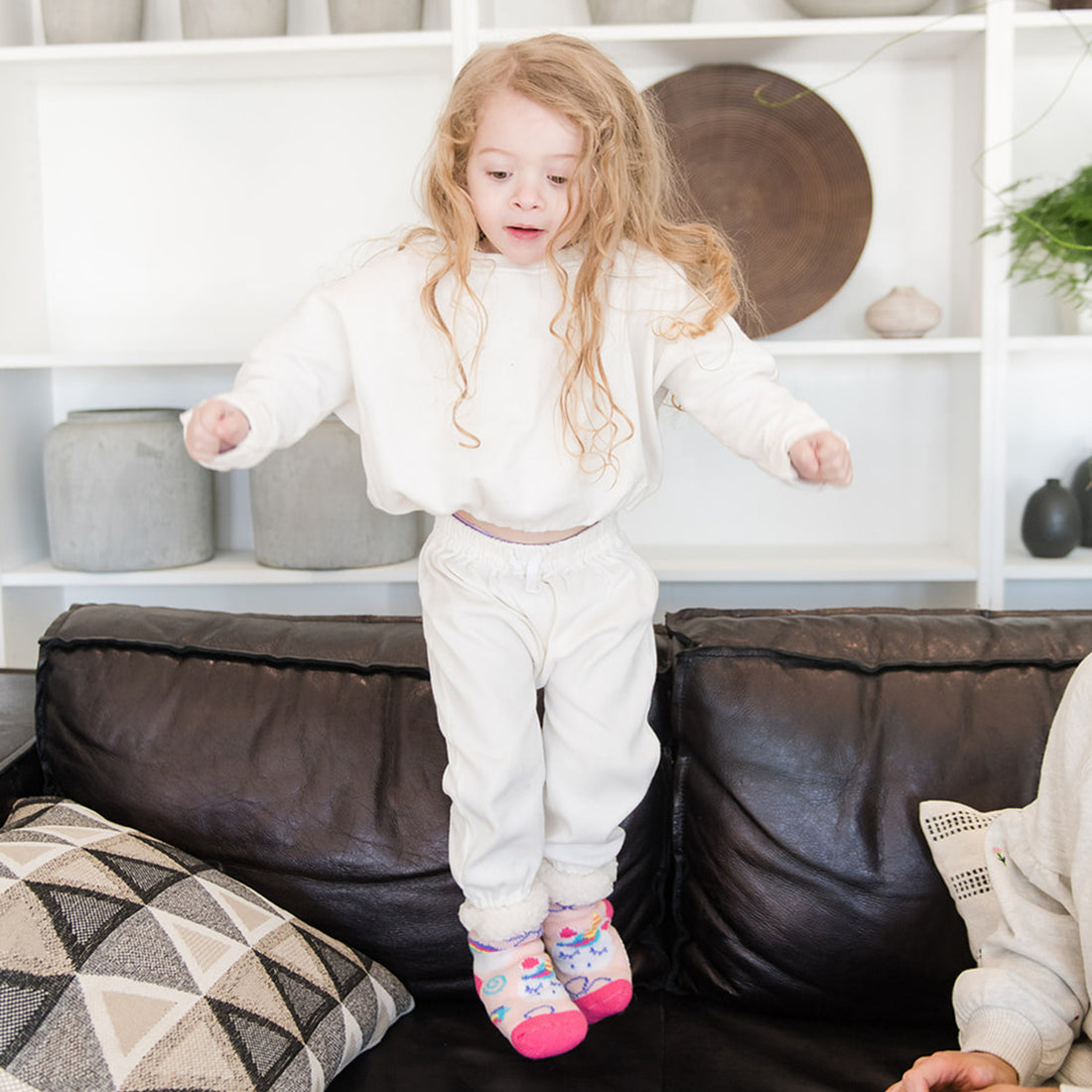 Kids Classic Slipper Socks | Unicorn Pink – Pudus™ Lifestyle Co.