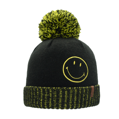 Smiley® x Pudus Winter Beanie | Black