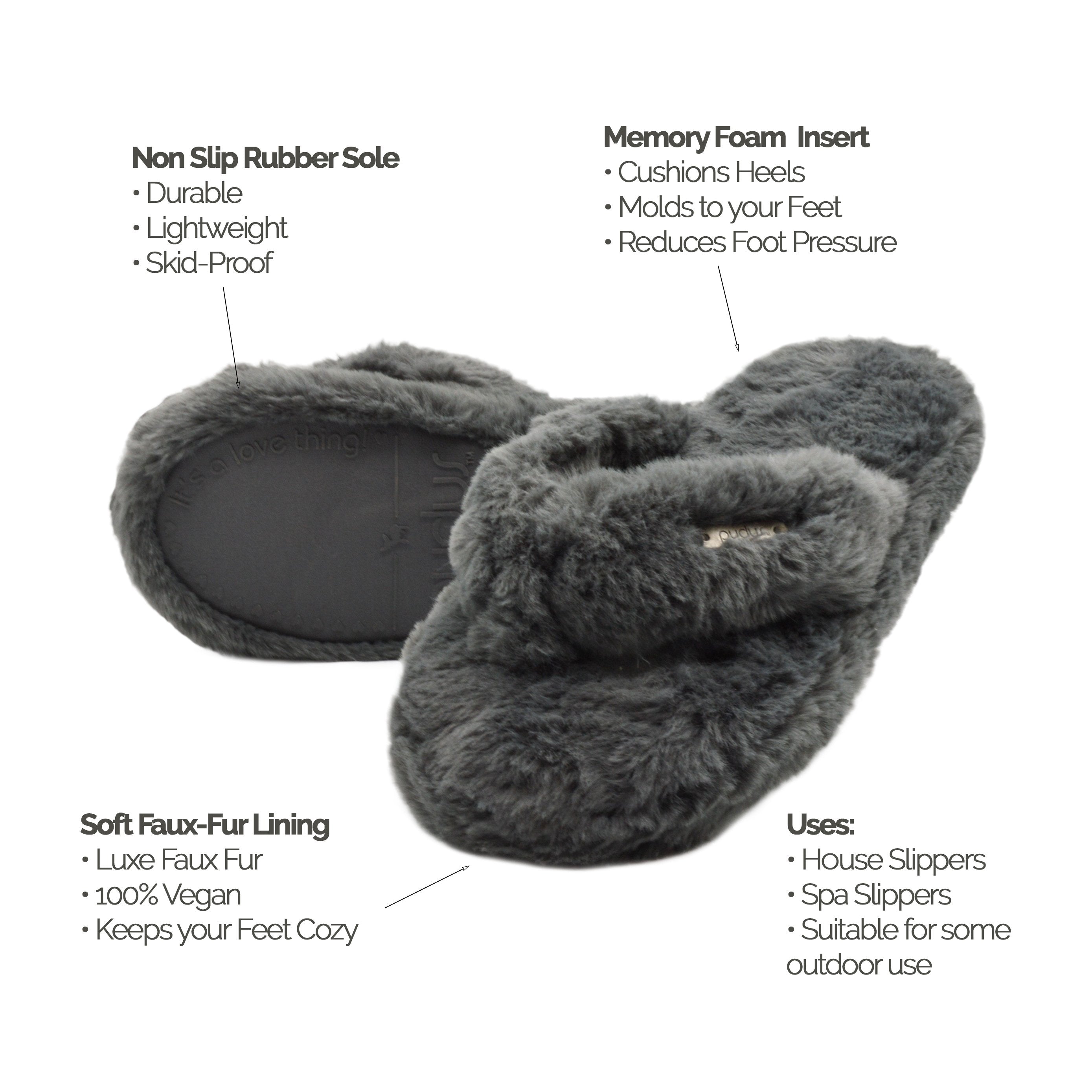 Memory foam sole online slippers