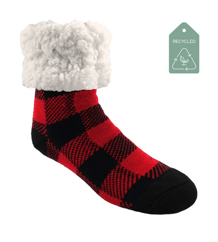 Ugly Sweater Silent Night - Recycled Slipper Socks – Pudus™ Lifestyle Co.