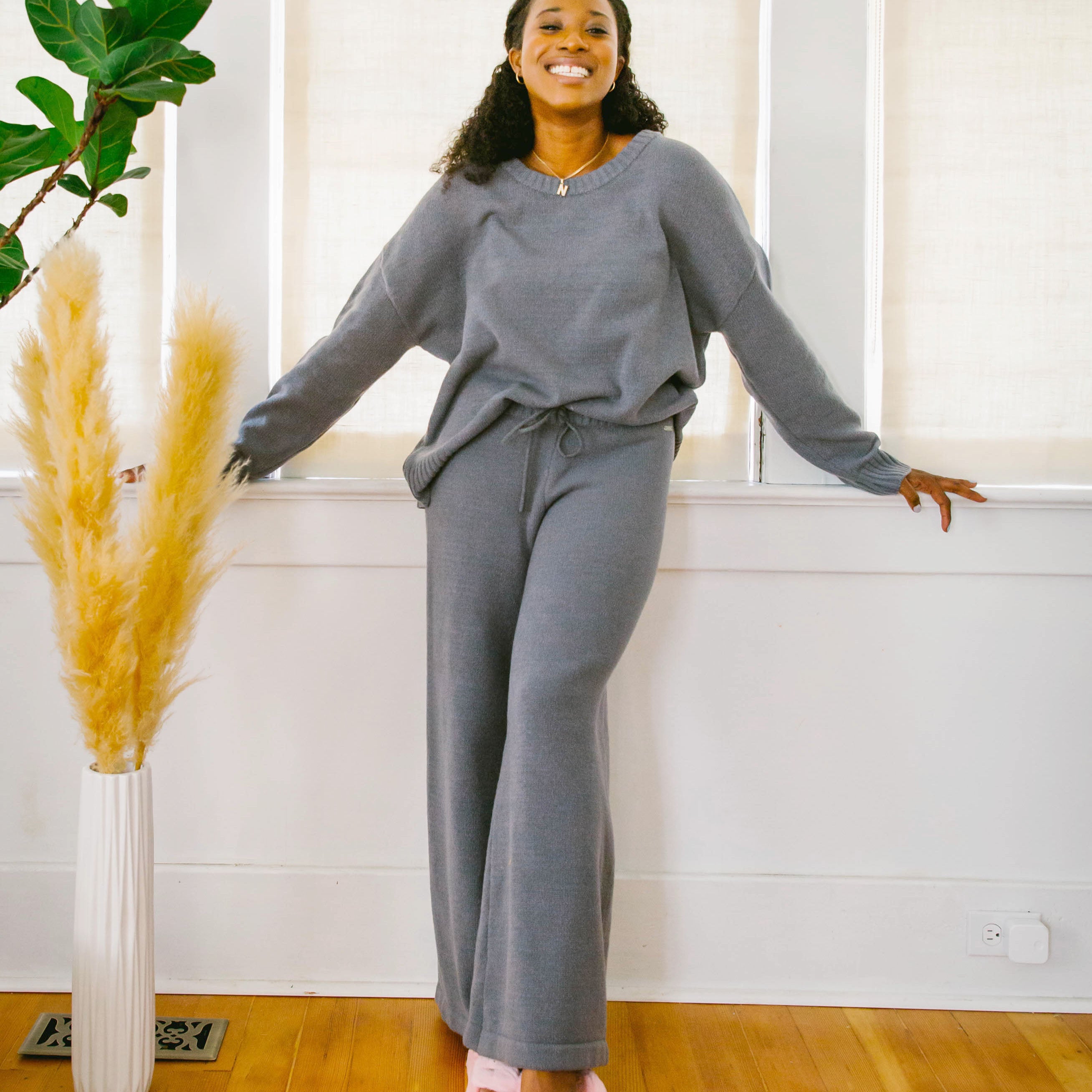 Plus size cashmere loungewear hot sale