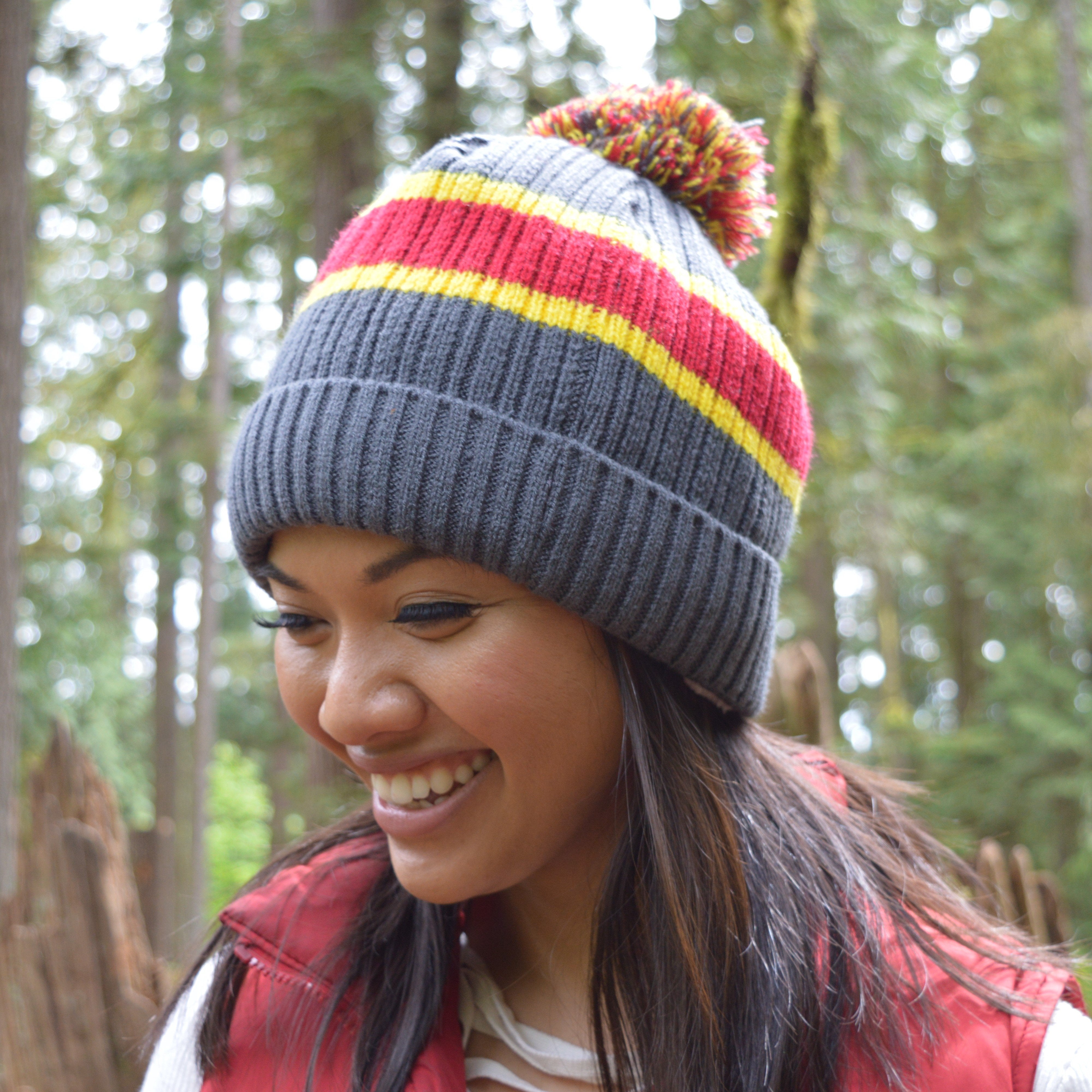 Beanie Winter Hat | Stripe Grey – Pudus™ Lifestyle Co.