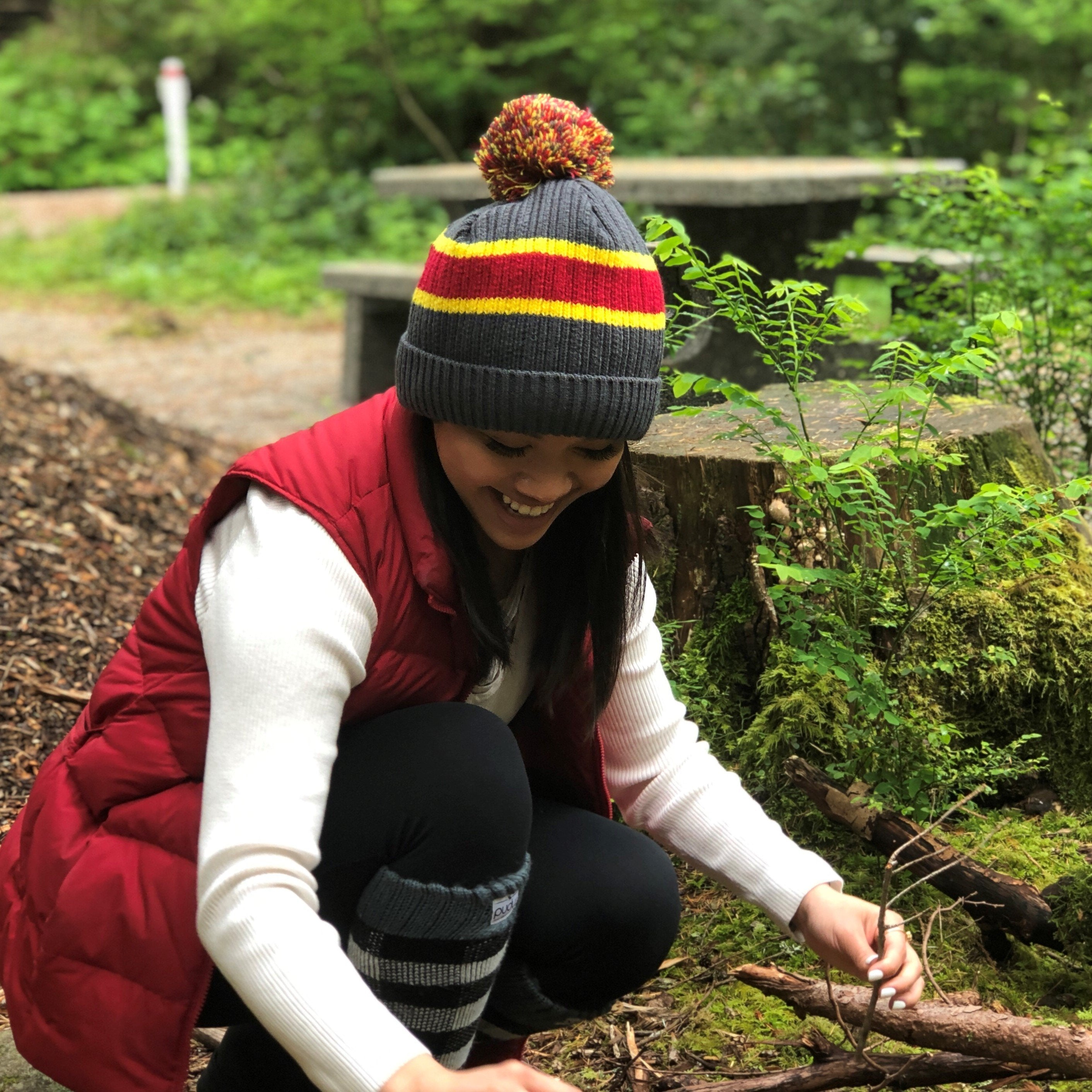 Beanie Winter Hat | Stripe Grey – Pudus™ Lifestyle Co.