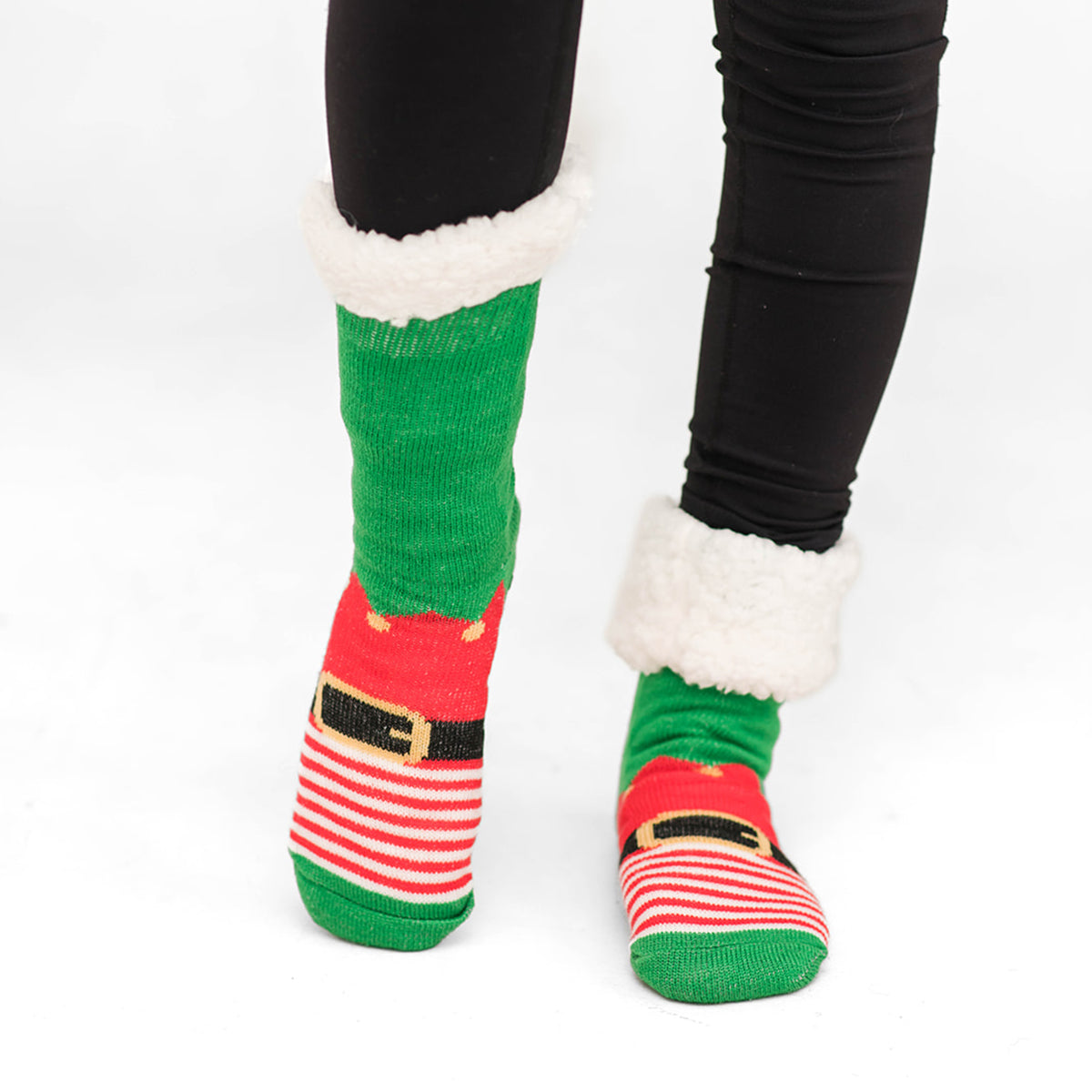 Christmas Elf - Recycled Slipper Socks – Pudus™ Lifestyle Co.