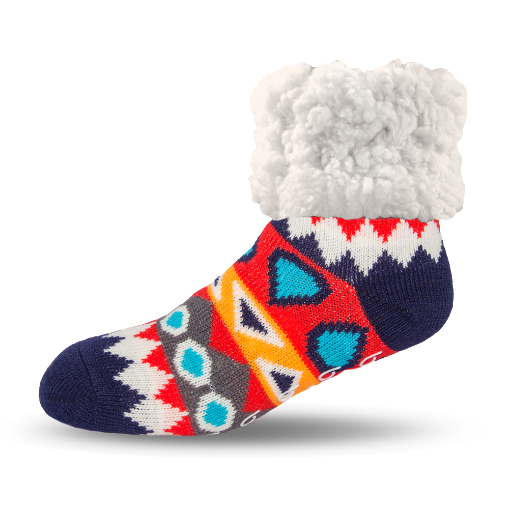 Classic Slipper Socks | Southwest Red